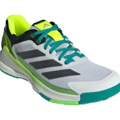 adidas Crazyquick Boost padelschoenen heren cloud white core black lime burst< Padelschoenen