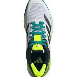 adidas Crazyquick Boost padelschoenen heren cloud white core black lime burst< Padelschoenen