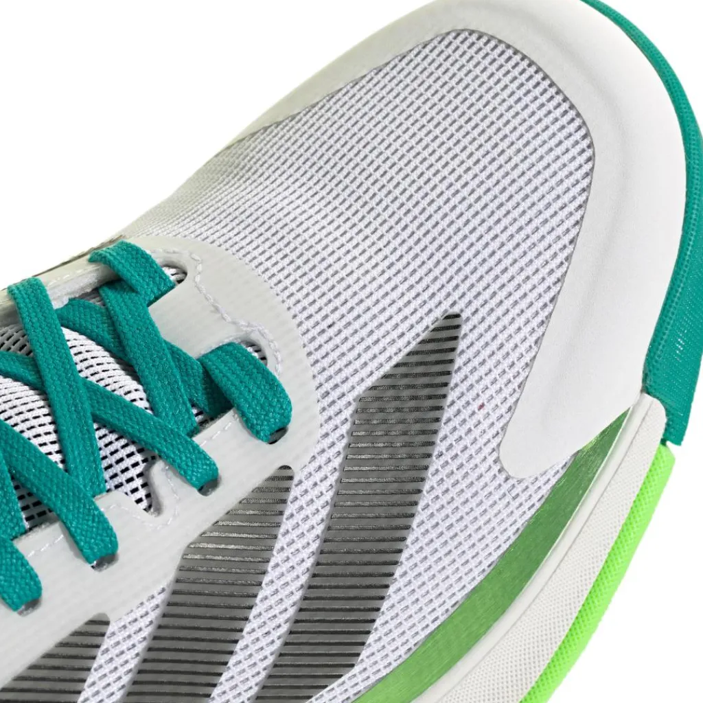 adidas Crazyquick Boost padelschoenen heren cloud white core black lime burst< Padelschoenen