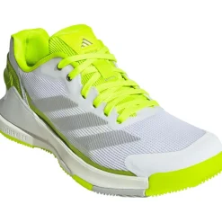 Padelschoenen-adidas Crazyquick Lightstrike padelschoenen dames lucid lemon wonder silver silver metallic