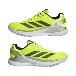 adidas Crazyquick padelschoenen heren lucid lemon core black silver metallic< Padelschoenen