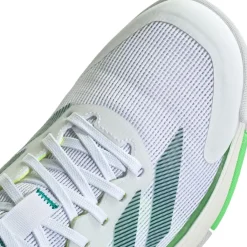 Padelschoenen-adidas Crazyquick padelschoenen heren cloud white aurora ivy lime burst