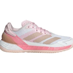 Padelschoenen-adidas Defiant Speed 2 padelschoenen dames white pink