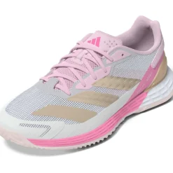 Padelschoenen-adidas Defiant Speed 2 padelschoenen dames white pink