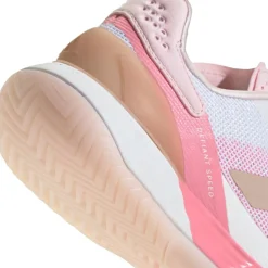 Padelschoenen-adidas Defiant Speed 2 padelschoenen dames white pink