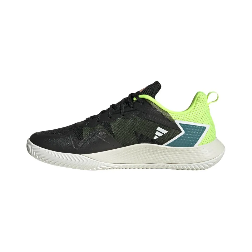 Tennisschoenen-adidas Defiant Speed Clay tennisschoenen heren core black off white bright royal