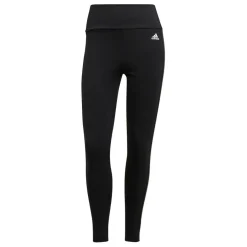 Sportbroek-adidas Designed To Move 3-Stripes sportlegging dames black white