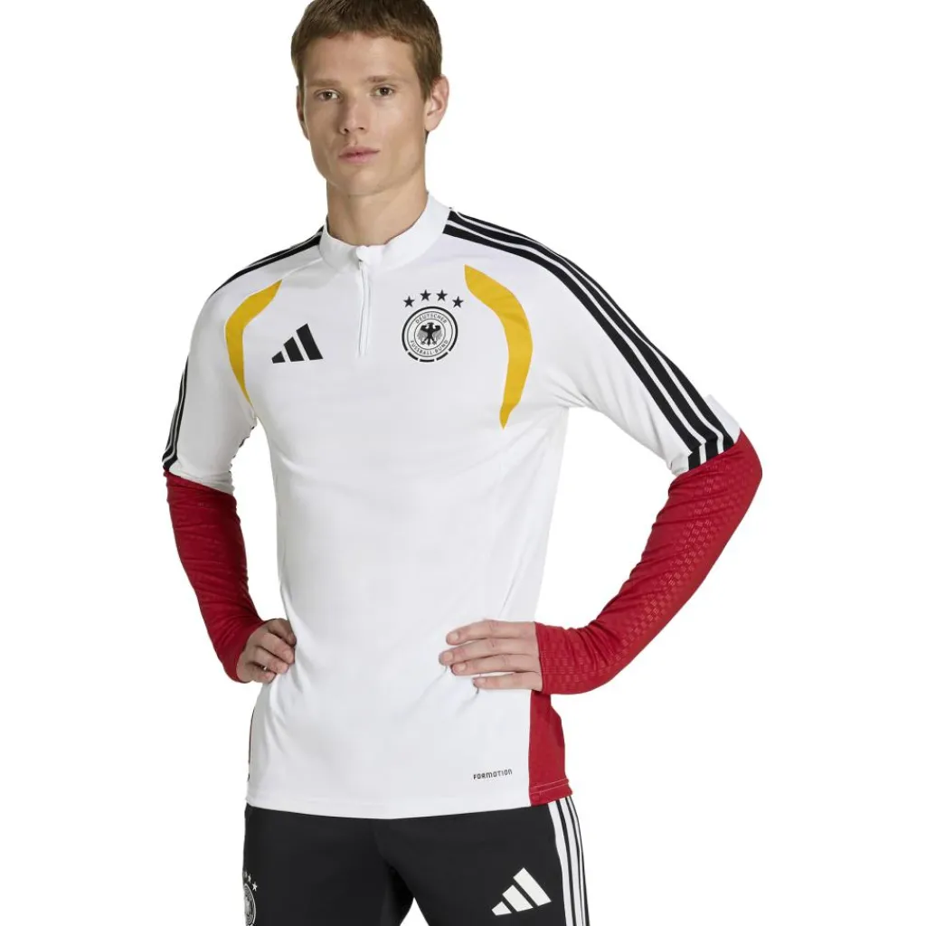 adidas Duitsland 26 Tiro trainingsshirt heren white< Voetbalkleding