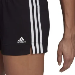 Sportbroek-adidas Essential Slim 3-Stripes short dames black white