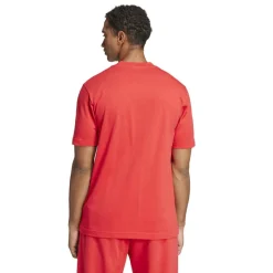 adidas Essentials Big Logo shirt heren pure ruby black< Shirts, Polo's & Blouses