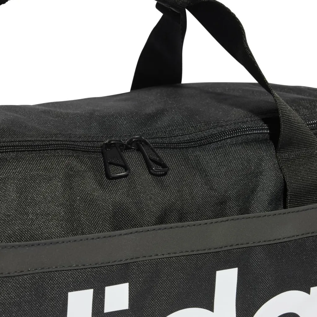 adidas Essentials Linear sporttas medium black white< Sporttas|Voetbaltas