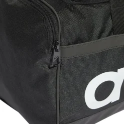 adidas Essentials Linear sporttas medium black white< Sporttas|Voetbaltas