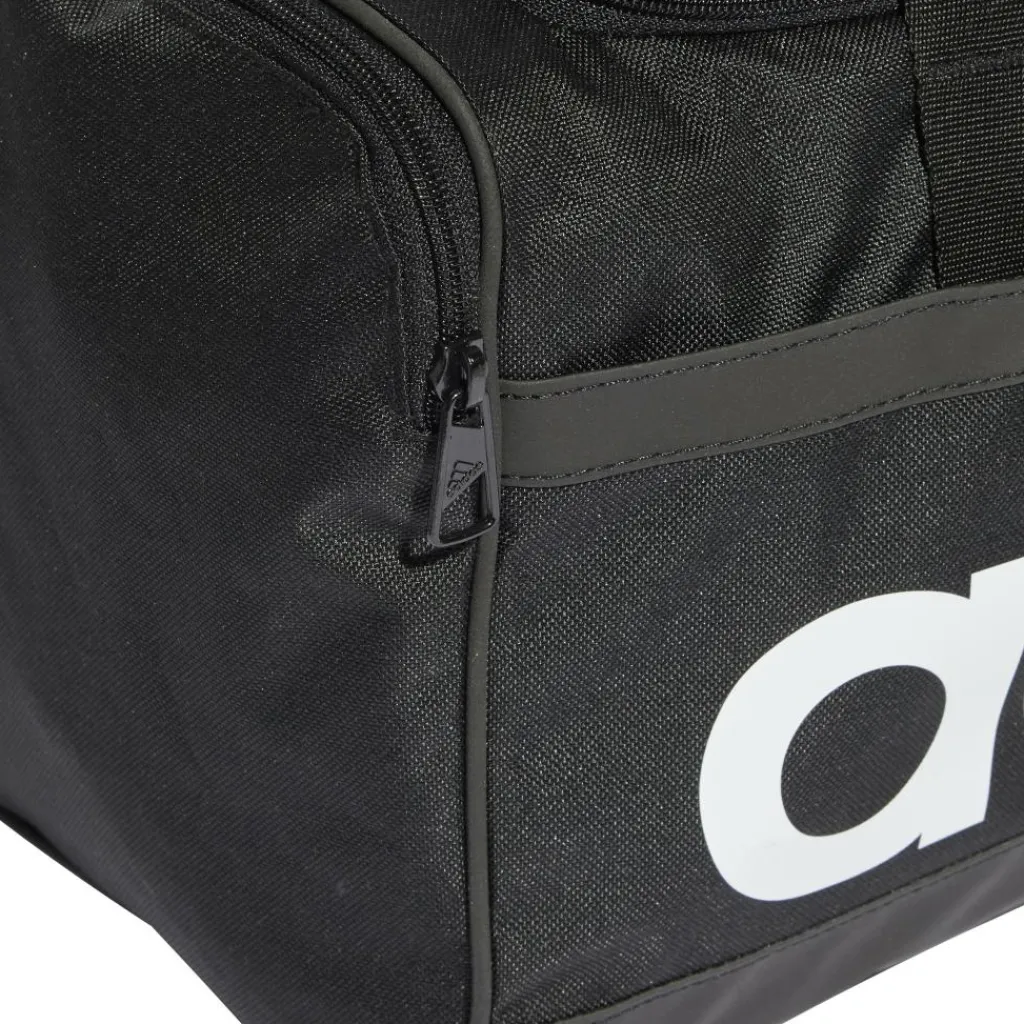 adidas Essentials Linear sporttas medium black white< Sporttas|Voetbaltas