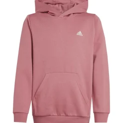 adidas Essentials Small Logo fleece hoodie junior preloved crimson< Sport Trui