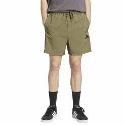 adidas Essentials 3-stripes Chelsea short heren olive strata black< Broeken