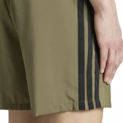adidas Essentials 3-stripes Chelsea short heren olive strata black< Broeken