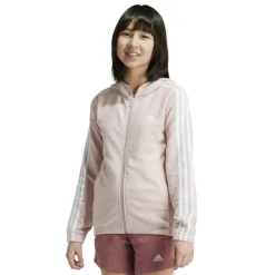 Truien & Vesten-adidas Essentials 3-Stripes vest junior sandy pink white