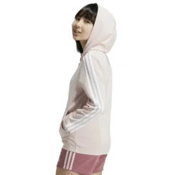 Truien & Vesten-adidas Essentials 3-Stripes vest junior sandy pink white