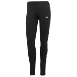 adidas Essentials 3-Stripes sportlegging dames black white< Sportbroek