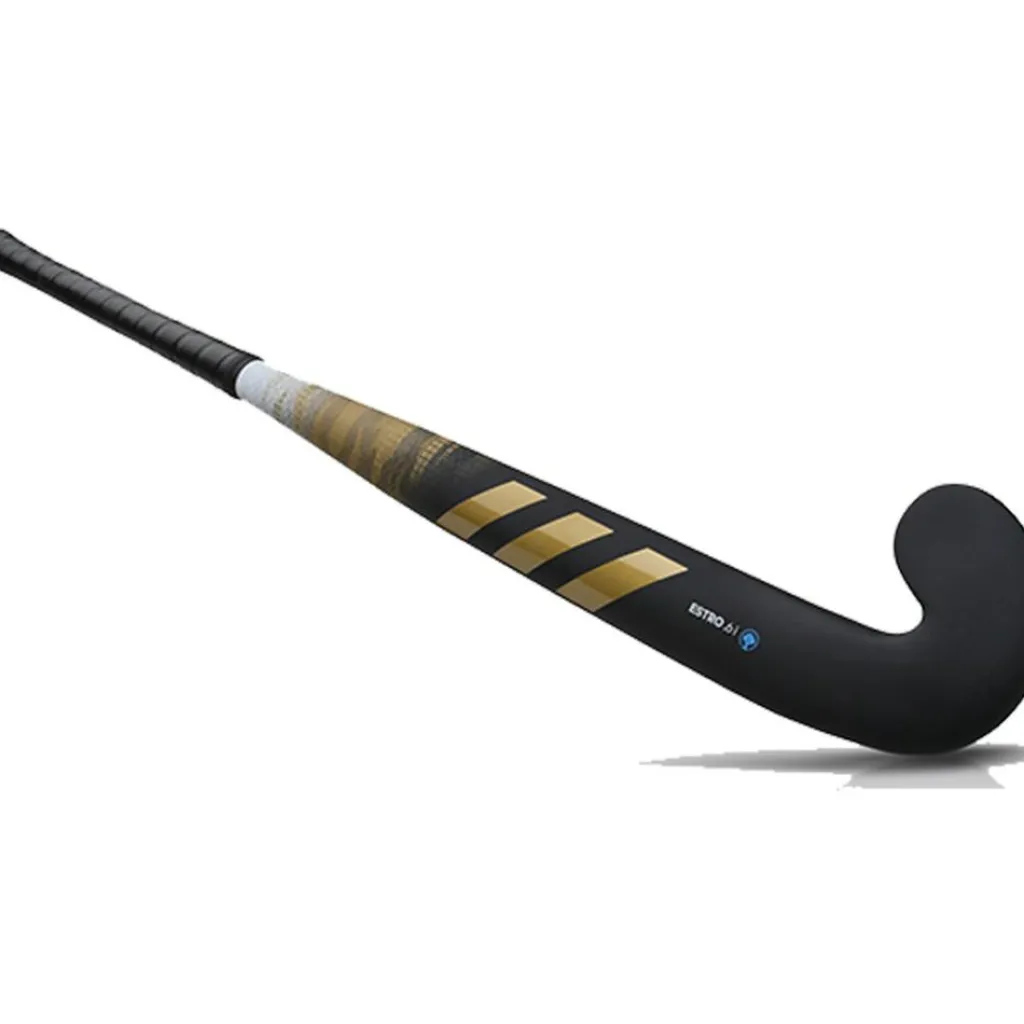 Hockeystick-adidas Estro Wood. 6 I Mid Bow hockeystick junior black gold