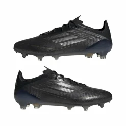 Voetbalschoenen-adidas F50 Elite FG voetbalschoenen heren core black iron metallic gold metallic