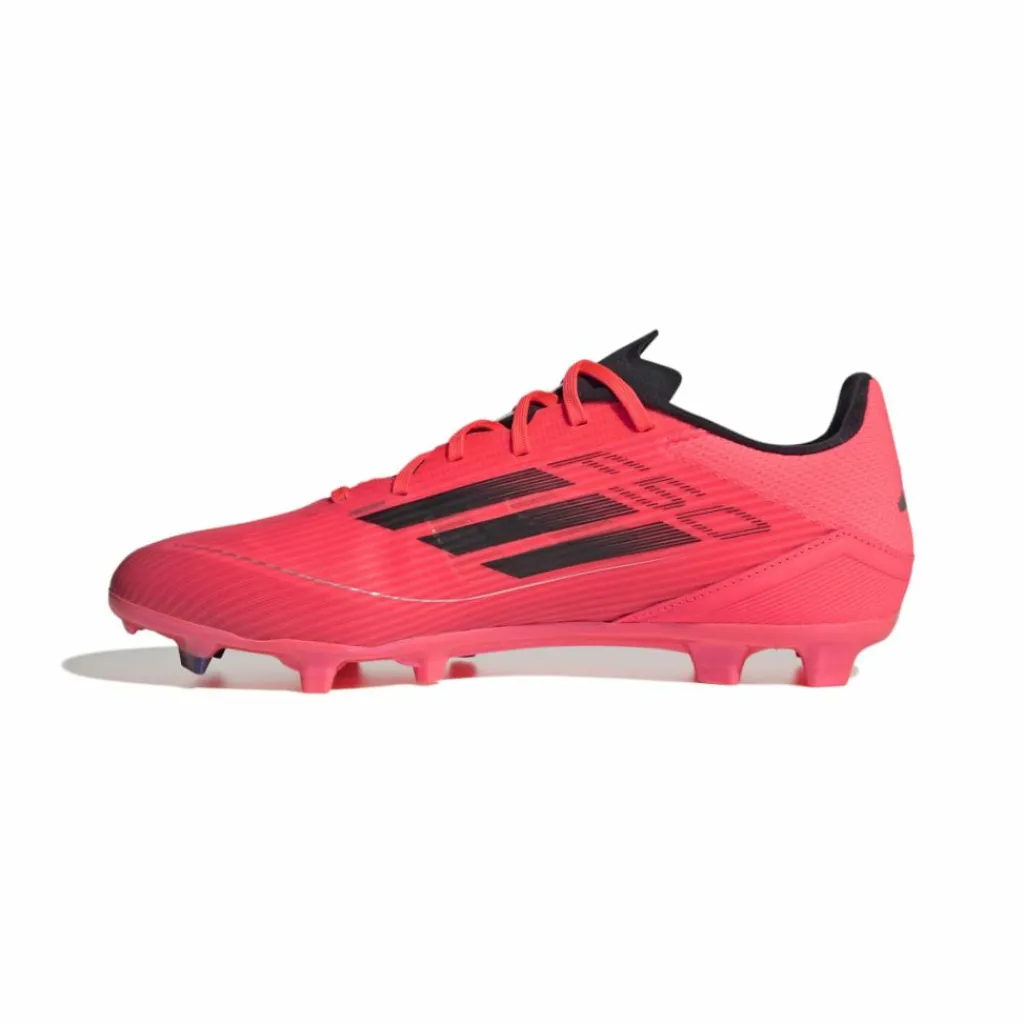 adidas F50 FG MG voetbalschoenen turbo aurora black platinum metallic< Voetbalschoenen