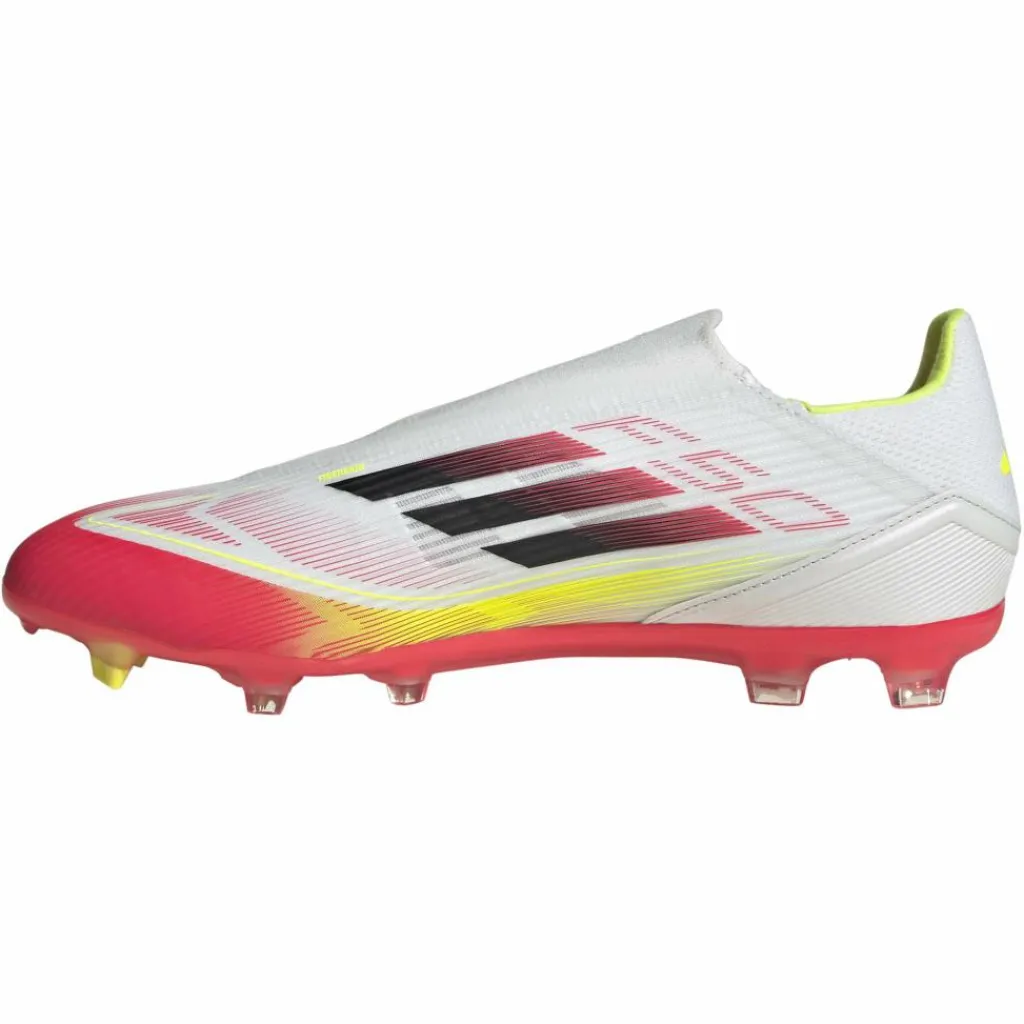 Voetbalschoenen-adidas F50 League FG MG voetbalschoenen heren cloud white core black solar yellow