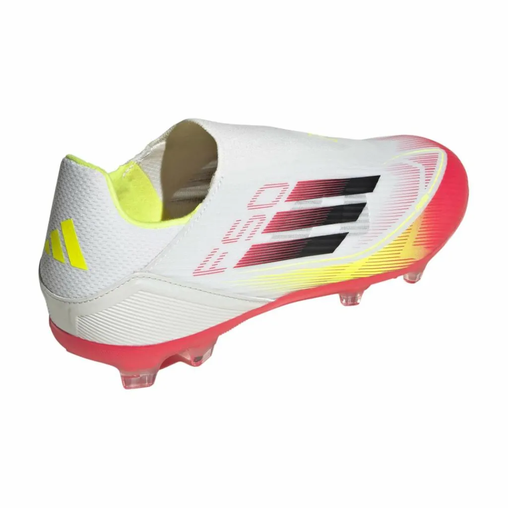 Voetbalschoenen-adidas F50 League FG MG voetbalschoenen heren cloud white core black solar yellow