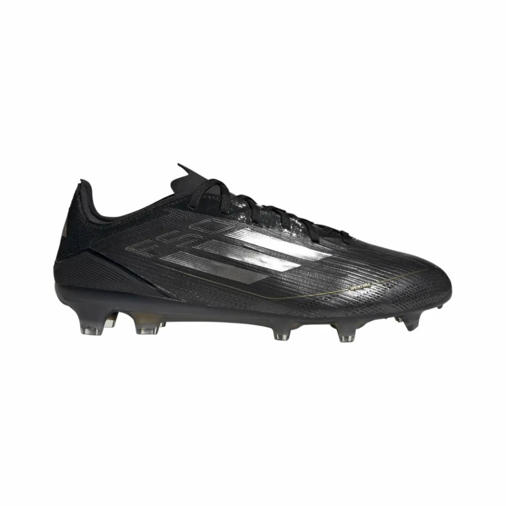 Voetbalschoenen-adidas F50 Pro FG voetbalschoenen heren core black iron metallic gold metallic