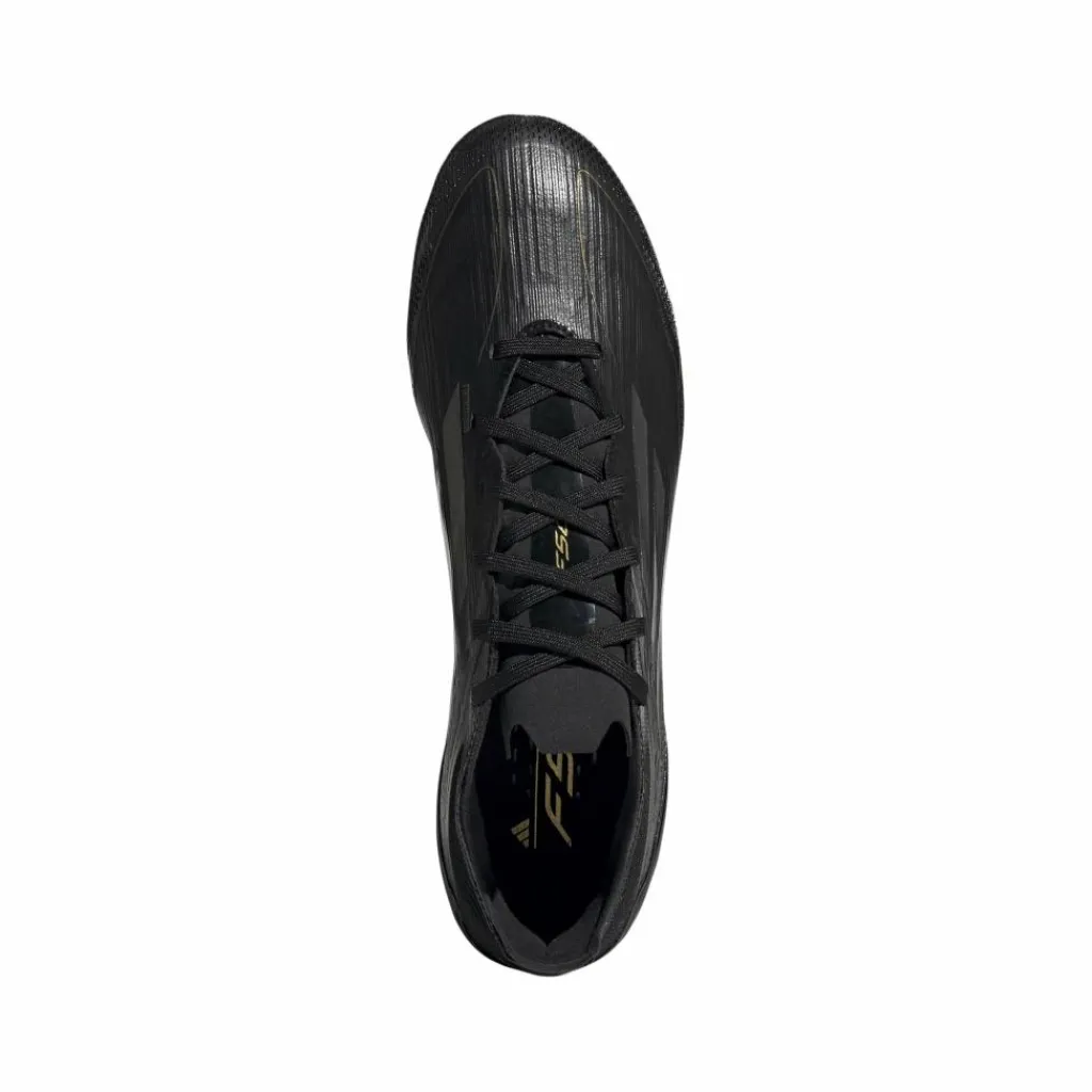 Voetbalschoenen-adidas F50 Pro FG voetbalschoenen heren core black iron metallic gold metallic