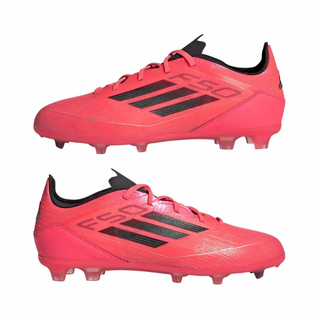 adidas F50 Pro FG voetbalschoenen junior turbo aurora black platinum metallic< Voetbalschoenen