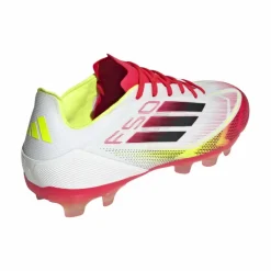 adidas F50 Pro MG voetbalschoenen heren cloud white core black solar yellow< Voetbalschoenen