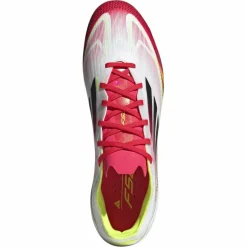 adidas F50 Pro MG voetbalschoenen heren cloud white core black solar yellow< Voetbalschoenen
