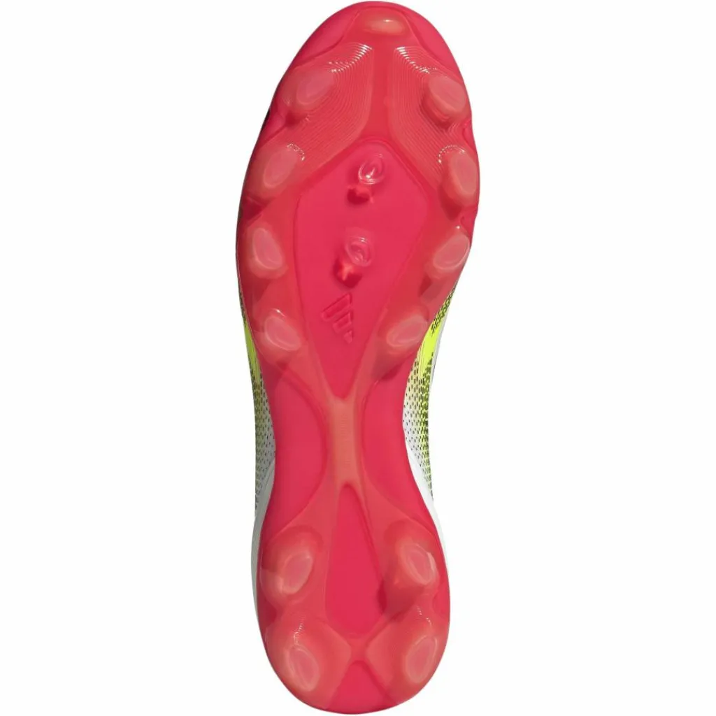 adidas F50 Pro MG voetbalschoenen heren cloud white core black solar yellow< Voetbalschoenen