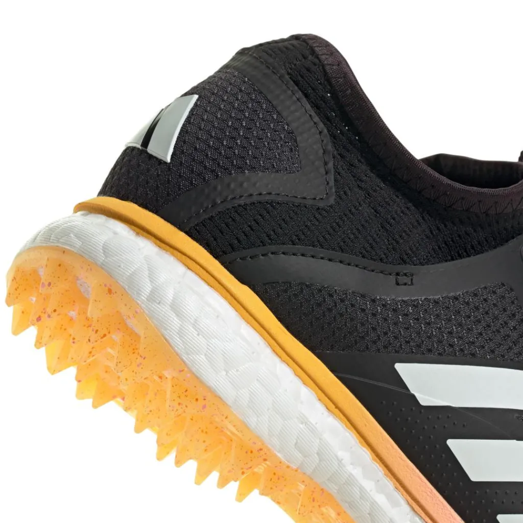 adidas Fabela X Empower hockeyschoenen dames core black zero metalic spark< Hockeyschoenen