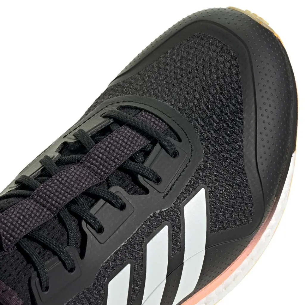 adidas Fabela X Empower hockeyschoenen dames core black zero metalic spark< Hockeyschoenen