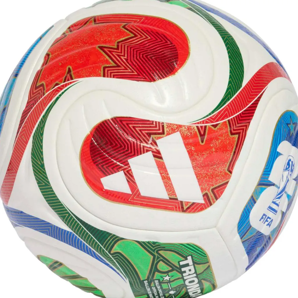 Voetbal Kopen-adidas FIFA World Cup Trionda Pro voetbal white solar blue hi-res red flash lime 25 - 26