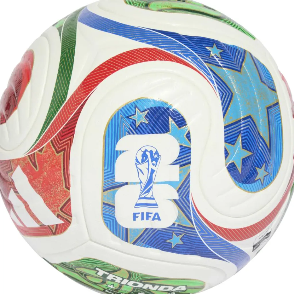 Voetbal Kopen-adidas FIFA World Cup Trionda Pro voetbal white solar blue hi-res red flash lime 25 - 26