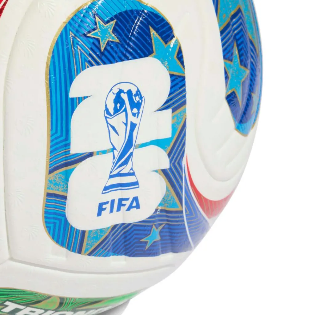 Voetbal Kopen-adidas FIFA World Cup Trionda Pro voetbal white solar blue hi-res red flash lime 25 - 26