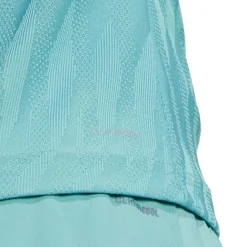 Tenniskleding-adidas Freelift tennisshirt dames tee green