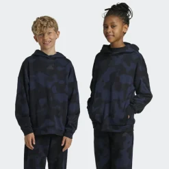 adidas Future Icons Camo Printed hoodie junior legend ink black< Sport Trui