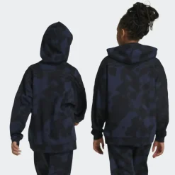 adidas Future Icons Camo Printed hoodie junior legend ink black< Sport Trui