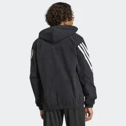 Trainingsjack-adidas Future Icons 3-Stripes Polar fleece trainingsjack black