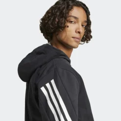 Trainingsjack-adidas Future Icons 3-Stripes Polar fleece trainingsjack black