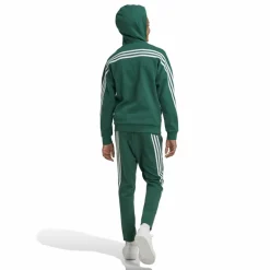 Sportbroek-adidas Future Icons 3-Stripes trainingsbroek junior collegiate green