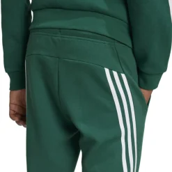 Sportbroek-adidas Future Icons 3-Stripes trainingsbroek junior collegiate green