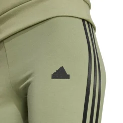 adidas Future Icons 3-Stripes legging dames tent green< Broeken