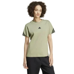 Shirts, Polo's & Blouses-adidas Future Icons 3-Stripes shirt dames tent green