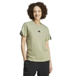 Shirts, Polo's & Blouses-adidas Future Icons 3-Stripes shirt dames tent green