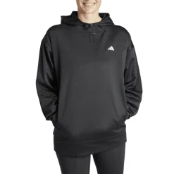 Sport Trui-adidas Game and Go hoodie dames black white